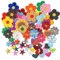 Peiyee 90 pieces appliqué for iron-on, patches for iron-on, iron-on patches, daisies, mini sun flower embroidered, for jackets, hats, backpacks, T-shirt, jeans, repairing decorations, DIY accessories