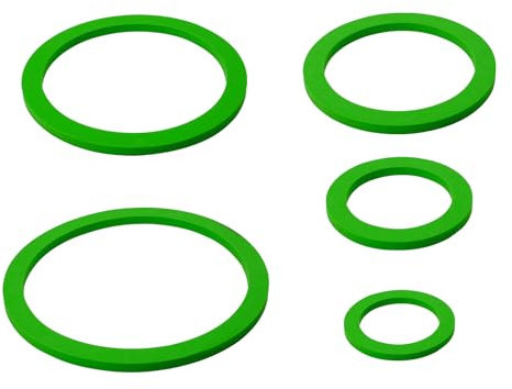 JNAWA 5Pieces Aquarium Floating Plant Rings Green Floating Plants Holder Rings Feeding Rings Fish Tank Food Ring Accessories for Fish Tank