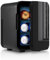 TUKAILAi Mini Fridges for Bedrooms 10L Portable Small Fridge, AC/DC Power Quiet Cooler & Warmer for Skincare Food Drinks, Small Fridges Low Noise Quite for Bedroom Car Office Travel (Full Black, 10L)
