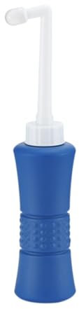 Bidet portable 500 ml - Douchette intime - Lit de la semaine - Pulvérisateur hygiénique avec buse d'angle de 75° - 14 bouteilles de douche pour le traitement des hémorroïdes, la grossesse, bleu
