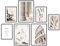Hyggelig Home Premium Poster Set - 7 hochwertige Poster im Kunstdruck Rom Liebe aesthetic - für Wohnzimmer Schlafzimmer Esszimmer Flur - Set Amore - Mit Rahmen schwarz