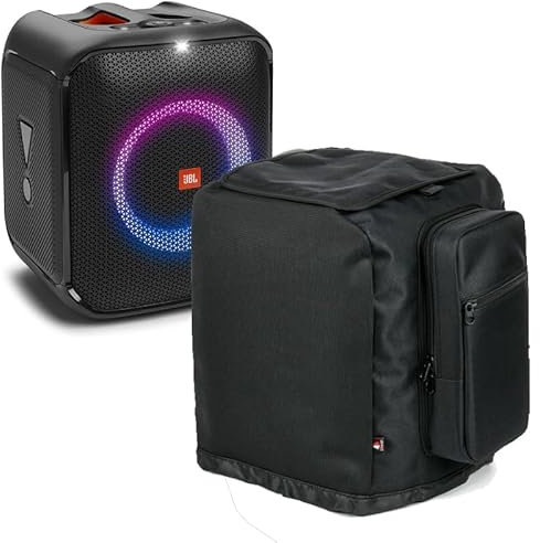 BeisDirect Custodia protettiva per JBL Partybox Encore Essential Party Speaker, custodia da viaggio portatile antipolvere con custodia laterale per microfono
