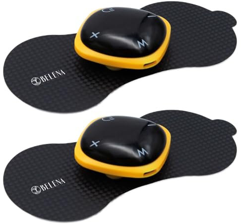 Belena PulseBalance - Doppelpack - EMS & TENS Gerät - Multifunktionale Stimulation - Wärmefunktion - Kabellos - Ergonomisch - Wiederaufladbar - Ideal für Muskelaufbau & Regeneration
