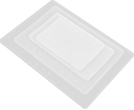 Tofficu 4stücke DIY Silikonform Für Epoxidharz Notizbuch Mold Resin Gussform Kristall Transparent Hochglanz DIY Bastelset Langlebig Sicher Stabil
