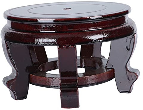 OFFSCH Support de Base en Bois Support Pot de Fleur Pot de Fleur à Plateau inférieur Grand Organisateur de Bijoux Pot à Grille décorative escabeau Plantes Base d'ornement de Bureau