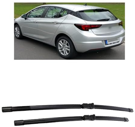 PAPEP 2 Stück Scheibenwischer für Opel Astra K 2015-2020 28+24, Frontscheibe Windschutzscheibe Fensterbürsten Vorderseite Scheibenwischerblätter