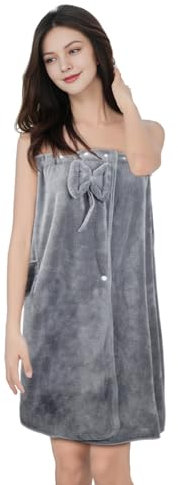 Kilt per Sauna da Donna, Asciugamano Sauna Donna Morbido e Confortevole, Altamente Assorbente Telo da Sauna con Tasche per Doccia Spiaggia Piscina