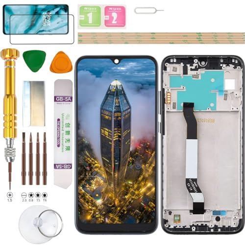 Gadget Troops LCD-Display-Baugruppe für Xiaomi Redmi Note 8 M1908C3JG Bildschirm-Ersatz-Kit (Schwarz)