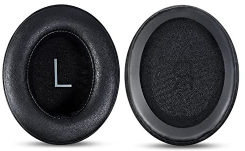 Momentum 3.0 Earpads,Replacement Ear Pads Cushion Cover Compatible with Sennheiser Momentum 3.0 Over Ear Headphones,Black Leather Without Clip