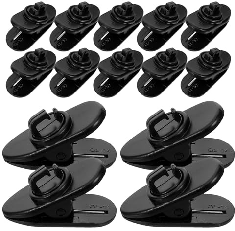 LALADEFIEE 30 Stück Teiliges Mikrofon klammern aus Kleine Lapel Tie Clips für Mikrofonzubehör Langlebige und Sichere Halterungen Kompakt und Leicht für PC Video und Interview Geeignet