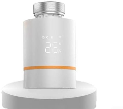 Termostato inteligente con válvula de radiador, pantalla ajustable, termostato de radiador inteligente con bloqueo infantil para proteger el hogar y la fontanería