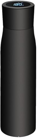 fayarrd Wasserflaschen aus Metall – LED-Trinkflasche mit intelligentem Wecker und Buzzer – Trinkflasche mit rutschfestem Boden, breiter Mund und Vakuumisoliert | für Training Outdoor Fitness u