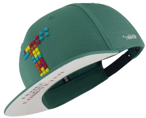 Nebelkind Snapback-Cap-Herren Damen Pixel, Einheitsgröße OneSize, Größenverstellbar, Unisex, hochwertige Basecap trendig, Streetwear Style, Baseball-Kappe mit geradem Schirm, Retro