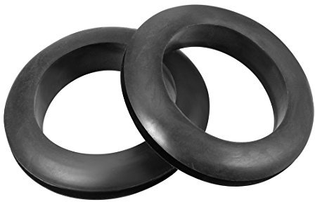 Sourcingmap Wire Protector Oil Resistant Armature Rubber Grommet 35mm Inner Dia 10Pcs Black