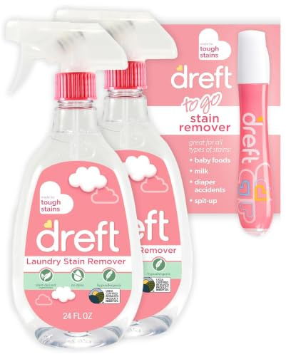 Stain Remover, 24 Ounce (Pack of 2) plus Dreft Stain Pen
