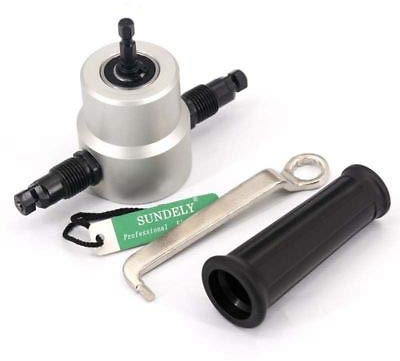 Double Headed Sheet Metal Nibbler Cutter Drill Attachment Metal Sheet Cutter Set