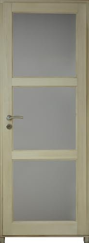 Bloc Porte Ayous Vitrée H204 X L83 Poussant Droite Côtes Tableau Gd Menuiseries