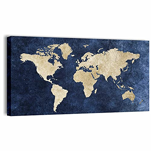 Picture L&C Italia Wall Picture with 3 World Cup 90 x 45 cm Vintage Astratti Modern Living Room Kitchen Office