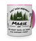 printplanet Tasse - Leg Dich Nicht mit Marie an - Namenstasse, Kaffeebecher, Mug, Becher, Kaffeetasse - Farbe Rosa