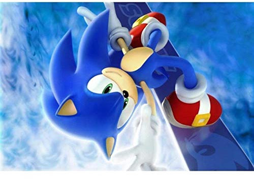 KELDOG Sonic The Hedgehog Puzzle Jigsaw, Unique Diy Adults Kids Puzzles Toys, Wooden 1000 Pieces Game Jigsaws, Children Gifts With Beautiful Boxes