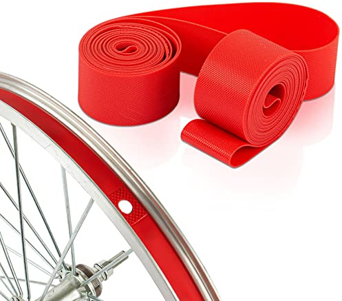 PSLER 18mm Bike Rim Tape 2-Pack, PVC Liner for Road Gravel Slim