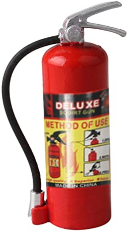 1 Stück Zubehörteile Mini mit für Raupen Aufkleber Feuer Axial Scx Maßstab Dekorieren Auto: Dekorative Werkzeuge Rot D Kletterwagen Rcwd Feuerlöscher Rc