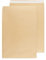 50 Stück Briefumschläge A4 Versandtaschen Braun Große Umschläge Kraftpapier Ohne Fenster Faltentasche Kuvert Briefkuvert für Briefe Rechnungen Weihnachtskarten 22.9 * 32.4CM