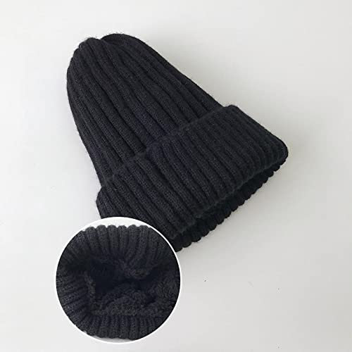 Bysonglezai Strickmützen Hüte Mützen Caps Beanie Damen Hüte Doppelschicht Weiche Und Bequeme Mützen Damen Gestrickte Mützen Hüte Hüte Winter Warme Mützen Y3