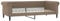 vidaXL Tagesbett, Gästebett 2-in-1, Sofabett Schlafsofa für Schlafzimmer Wohnzimmer, Bettsofa Sofa, Modernes Design, Cappuccino-Braun 90x200cm Kunstleder