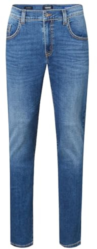 PIONEER AUTHENTIC JEANS Herren Jeans Rando | Männer Hose | Regular fit | Blue Denim/Washed Washed | Blue Used Buffies 6824 | 35W - 30L