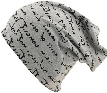 SOYNIA Mütze Beanie Hut Damen Mütze Baumwoll Druck Buchstaben Hüte Für Männer Bonnet Mode Hip Hop Skullies Beanies Unisex OneSize 9