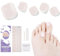 Nagelfolie UV Härtend- UV Nagelfolie- 32 Stück Fußnägel Zum Kleben Nagelfolien,Kleben UV Gel Nagelfolie Fußnägel zum Aufkleben- Haltbare Dekorativ UV-Gel-Streifen für Mädchen&Frauen