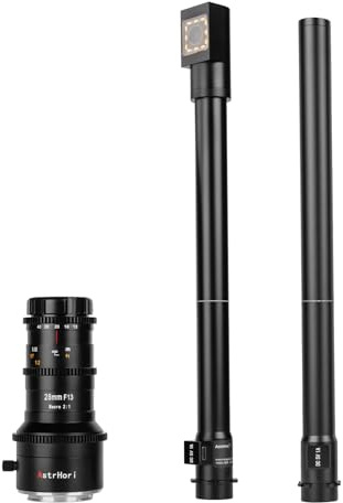 AstrHori 28mm F13 Upgrade Direktsicht und 90° Periprobe Objektiv 2X-Makroobjektiv mit um 360° drehbarer Basis for Canon RF Mount Series Mirrorless Cameras EOS RP,EOS R5,EOS R6,EOS R3,EOS R.etc