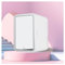 Mini Makeup Beauty KüHlschrank, 8L,Led Spiegel,Dimmbar Mini KüHlschräNke, KüHlen Oder Heizen, Auto Oder Zu Hause Kosmetik KüHlschrank, Perfekt FüR Schlafzimmer, BüRo, Auto,White