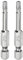 QUARKZMAN 2Pcs T20 Bit de Seguridad Torx 1/4 Vástago Hexagonal 2 Largo Acero S2 Magnético Resistentes a Manipulaciones Estrella Destornillador Torx Cabeza con Agujero de Conductor