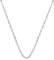 Mono Pebble Waterproof, Hypoallergenic Thick Gold Rope Chain Necklace with Extension and Strong Lobster Hook, White Gold Color