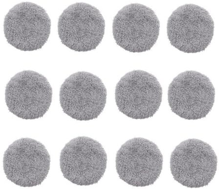 MFGVJNJ 12 Ersatz-Reinigungspads, Fensterputzroboter-Lappen, kompatibel mit Hobot 188 168 198 388, Teilepaket, elektrischer Saugroboter-Wischmopp