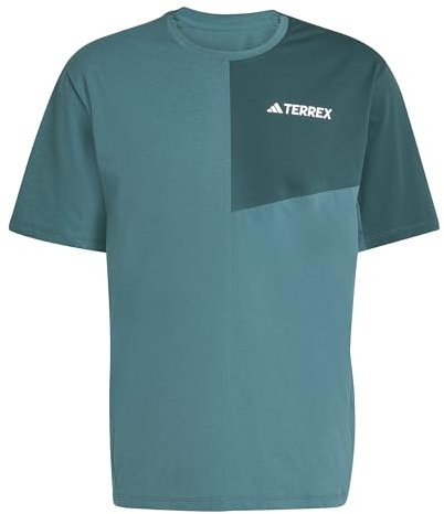 adidas Herren Terrex Multi Climacool T-Shirt, Mystery Green, S