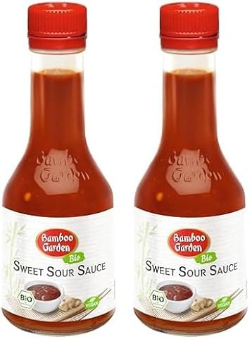 Bamboo Garden Bio Süß-Sauer Sauce, 200 ml (Verpackungsdesign kann abweichen) (Packung mit 2)