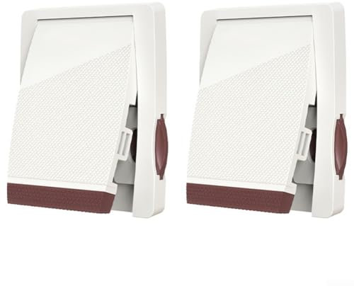 ZAMETTER Schützendes Fensterschloss, mobiles Türschloss, Hochsitz, Fallschutz, Sicherheitsschloss, Schiebetür und Fensterschloss, Schnalle (braun)