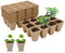 Bakiauli 12 Piezas Macetas de Semillas, Semilleros de Germinacion para Trasplantar Flores y Plantas para Jardín, Macetas, Invernaderos o Huertos, 144 Celdas