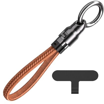Fast Charging Cord Keyrings - USB C Fast Charging Cable Keyrings | Type-C Double Interface, Lightweight For Mobile Phone, Tablet Or Laptop