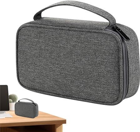 Electronic Organizer Case – Travel Cable Storage Bag, Compact Tech Pouch | Waterproof Gadget Organizer for Business Trip, Charger Cord Case, Portable Accessory Holder for Men Women Travel