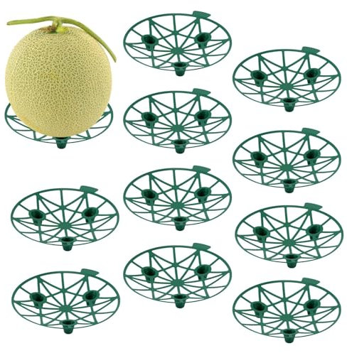 10 Supporti Per Meloni, Supporti Per Fragole, Scaffale Riutilizzabile Per Piante In Crescita, Set Di Supporti Per Piante Di Meloni Impilabili, Supporto Per Frutta, Telaio Per Verdure