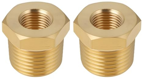 The Lord of the Tools 2 Pezzi Adattatore Per Sensore Maschio Da 3/8 NPT A Femmina Da 1/8 NPT Per Estendere La Lunghezza Del Tubo Filettato