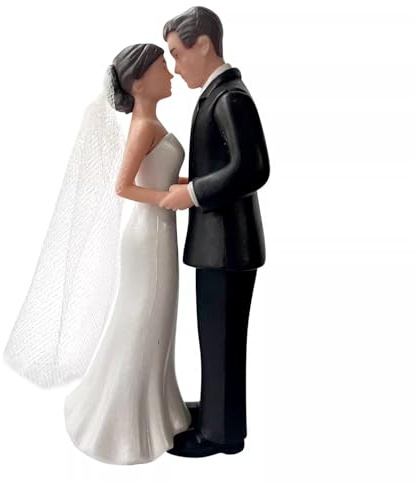 Wedding Cake Topper, Bride And Groom Figurines, Valentine'S Day Party Decorations, Cake Decorations,Engagement Parties, Bridal Accessories, Bridal Showers, Anniversaries, Table Decorations, Couples