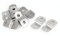 sourcing map 10 Stück 30mmx13mm x7mm Metall Z Form Bilderrahmen Hosenträger Klammern Z-Winkel Fliegengitter Befestigung