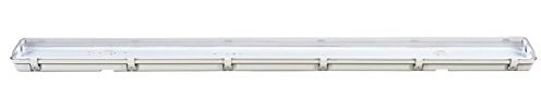 Kai Plafoniera Stagna Apparecchio di Illuminazione G13, Grigio, 157 x 11 x 6