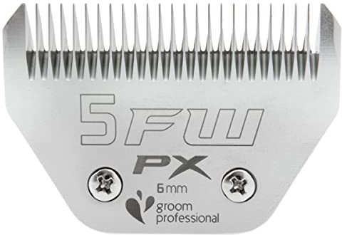 GROOM PROFESSIONAL Pro X Wide Scherkopf für Hundepflege - Abnehmbare Scherkopf - Gehärteter Stahl - Hervorragende Verschleißfestigkeit und hervorragende Schnittleistung - Ersatzklinge - 5F