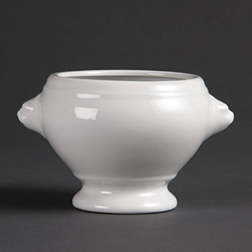 Bols À Soupe Tête De Lion Blancs 105Mm Olympia 105(Ø) Mm - 43Cl. Blanc. Vaisselle De Table. Bords Arrondis